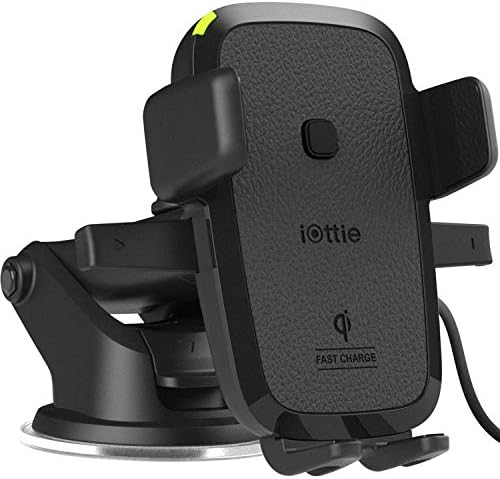 i Ottie Easy One Touch Wireless 2 Qi Dashboard Phone Mount & Car Charger – Effortless Smartphone Accessibility and Charge Efficiency for i Phone, Samsung Galaxy, Huawei, LG – Streamlined Driving Experience with Enhanced Safety Features and Adjustable Viewing Angles