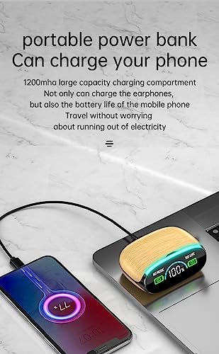 Maplebloom Bluetooth Wireless Earbuds – Advanced 5.3 Connectivity, IPX7 Waterproof Design, Touch Control, and Deep Bass Audio for Unmatched Listening – Ideal for Active Lifestyles and Crisp Calls