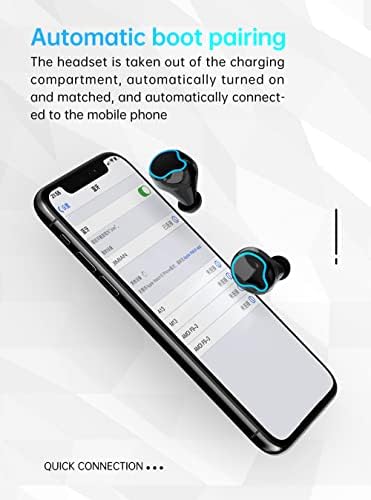 Advanced Noise Cancelling TWS Bluetooth Earbuds – Wireless Charging, 180 Hours Playtime, IPX7 Waterproof, Ergonomic Comfort – Superior HD Stereo Sound for i Phone & Android Users – Unmatched Audio Quality for Active Lifestyles