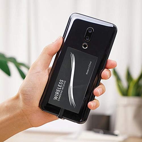 Revolutionary Ultra-Slim 2-Piece Type-C Qi Wireless Charging Receiver Kit – Fast, Effortless Mobile Power Solution for All Qi-Enabled Devices with Sleek Design and Enhanced Durability for On-the-Go Convenience