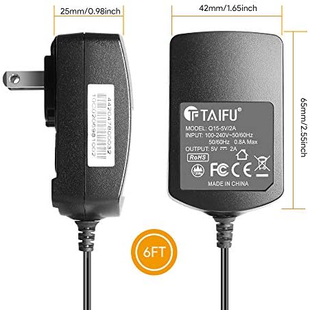 TAIFU Premium AC Adapter for Jensen CD-60 Series Players – Uninterrupted Power Supply with Advanced Bass Boost & 60-Second Anti-Skip Technology, Perfectly Compatible with Foscam Cameras and Audio Devices