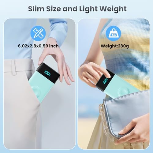 High-Capacity 10800 m Ah Portable Power Bank with Integrated Charging Cables & Wireless Apple Watch Dock – 25 W Quick Charge Solution for i Phone 16/15/14/13/12 & Android Devices – Sleek Pink Design for Effortless Travel – Enhanced Safety Features for Optimal Device Protection