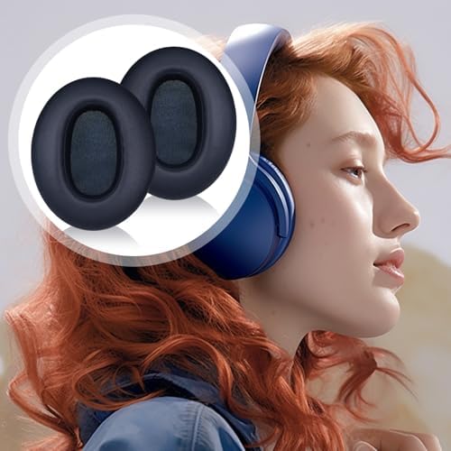 Upgrade Your Sony WH-XB910 N Headphones with Premium Memory Foam Earpads – Noise-Canceling Cushions Featuring Secure Buckle Design for Ultimate Comfort and Sound Isolation in Black – Perfect Replacement for Wired & Wireless Audio Enjoyment