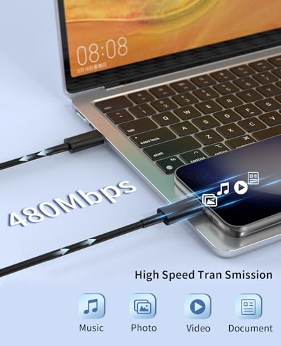 25 W Dual USB C Fast Charger Set with 6 Ft Cable – Ultimate Type C Power Solution for Samsung Galaxy S24/S23/S22/S21, i Phone 15 Series & Pixel Devices – Enhanced Safety, Rapid Charging Efficiency, Perfect for Home, Office, and Travel