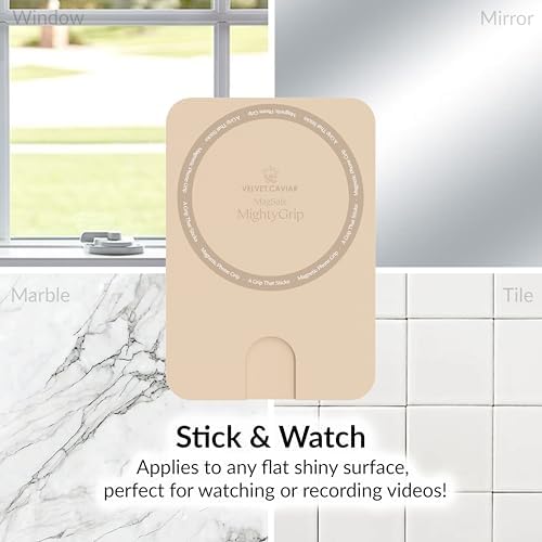 Transform Your Mobile Interaction with the VELVET CAVIAR Mag Safe Suction Cup Phone Case Mount – Superior Silicone Grip for Effortless Selfies and Secure Navigation. Featuring an Elegant Nude Beige Finish, This Premium Phone Accessory Ensures Stability for Streaming and Video Calls. Experience Unmatched Convenience with a Durable, Easy-to-Clean Design Perfect for On-the-Go Lifestyles. Ideal for Enhanced Usability, This Innovative Mount Keeps Your Device Within Arm’s Reach While Elevating Your Everyday Tasks with Style.