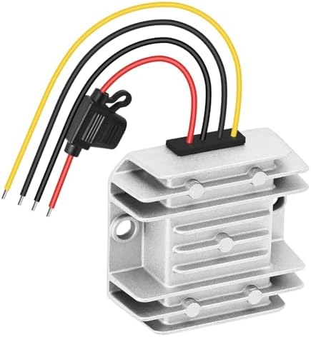 High-Performance Waterproof 30 A DC Buck Converter – Reliable 24 V to 12 V Voltage Regulator with Integrated Fuse for Safe Power Management in Automotive and LED Applications