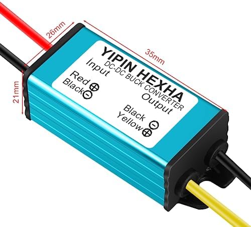 High-Efficiency 30 A Waterproof DC 24 V to 12 V Power Converter – 360 W Buck Supply for Golf Carts & Club Cars with Superior Compatibility and Streamlined Performance Solutions
