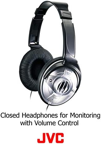 JVC HA-V570 Supra-Aural Headphones – Immersive Audio Experience with Enhanced Device Compatibility, Lightweight and Comfortable Design, Powerful 30 mm Neodymium Drivers, Adjustable Headband, Foldable for Ultimate Portability, Ideal for Music Enthusiasts and Gamers, Tangle-Free 1.2 m Cable Perfect for Commuting or Home Use