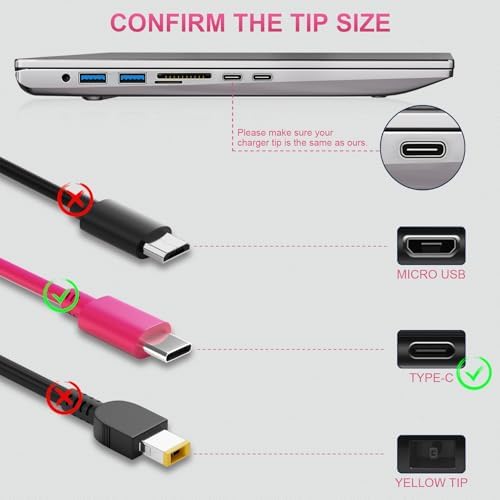 High-Efficiency 45 W USB-C Power Adapter for HP Chromebooks – Fast-Charging Compatibility for Elite, Spectre, and Envy Laptops – Universal Input 100-240 V – One-Year Satisfaction Guarantee – Perfect Replacement for Chromebook 11/14 Series and More