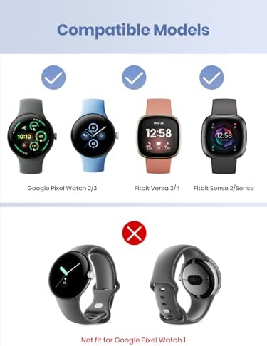 LVFAN Elite Nylon Braided Fast Charging Cable for Fitbit Versa 4, Sense 2 & Google Pixel Watch 3 – Premium 2-Pack Smartwatch Charger for Ultimate Performance, Durability & Travel-Friendly Convenience, Perfect for Active Users