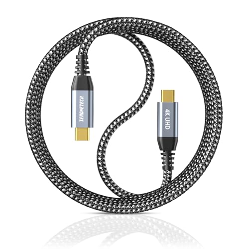 Long USB C Monitor Cable 10FT, 4K@60Hz Video Output 100W PD Charging, 20Gbps Data Transfer, Long USB C 3.2 Gen 2×2 Cable for MacBook, iPad, Dell, LG, ARZOPA, KYY for Portable Monitor – Enhanced Compatibility and Speed