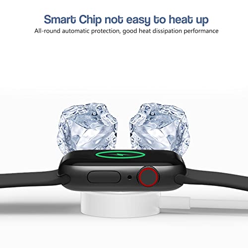 Apple Certified 2-in-1 Magnetic Charger for i Phone and Apple Watch – 6.6 FT Travel Charging Cable with USB Wall Block for Enhanced Speed and Compatibility with i Phone 14/13/12/11/Pro/Max and Apple Watch Series 9/8/7/6/SE/5/4/3/2/1 – Dual Device Charging Solution for Modern Lifestyles