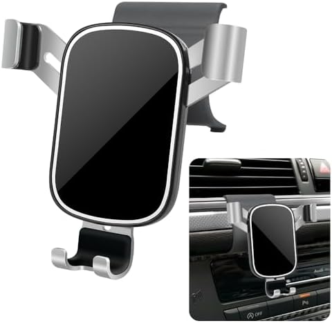LUNQIN Premium Car Phone Holder for Audi A6, A7, S6, S7, RS6, RS7 (2019-2025) – Ultimate Smartphone Mount with 360-Degree Rotation, Integrated Charging & Enhanced Compatibility for Navigation & Hands-Free Use – Elevate Your Driving Experience with Luxurious Design & Long-Lasting Durability