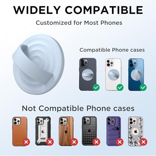 Revolutionary Magnetic Phone Ring Grip Holder – Ergonomic Silicone Finger Loop for i Phone Pro Max/Plus, 12/13/14/15/16 Series – Compatible with Mag Safe – Oat Color Enhances Aesthetics and Comfort – 360-Degree Rotation for Effortless Use – Secure Your Device with Style and Stability – Essential Smartphone Accessory for Unmatched Usability and Convenience