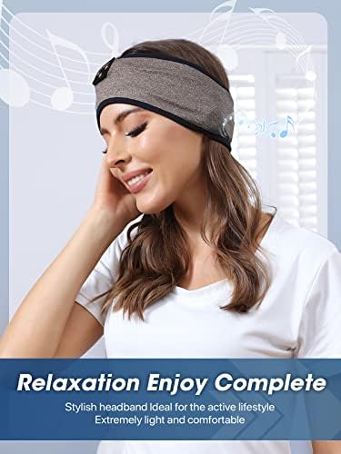 Fulext Bluetooth Sleep Headphones Headband – Ultimate Comfort for Side Sleepers, Thin HD Stereo Sound Quality – Ideal for Insomnia Relief and Travel Convenience – Perfect Gift for Men and Women – Enhanced Compatibility, Long-Lasting Battery Life for All Night Relaxation
