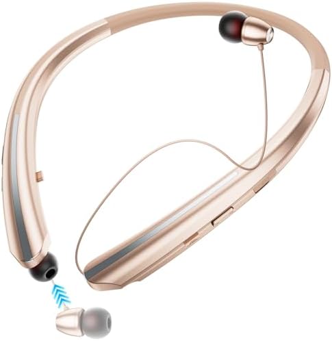 ZIQOPGD Advanced Bluetooth Neckband Earbuds – IPX5 Sweatproof Wireless Headphones with Superior Noise Cancellation & Integrated Microphone for Enhanced Comfort and Universal Compatibility with i Phone, Android, Samsung & PC – Ideal for Fitness Enthusiasts and Seamless Hands-Free Communication