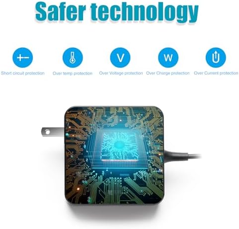 65 W USB-C Power Adapter for ASUS Zenbook & Vivobook Series – Fast, Efficient Charging with Advanced Safety Features – Compatible with Flip S, Expertbook B9, and Chromebook Models – Intelligent Current Detection for Optimal Performance – Lightweight and Travel-Friendly Design – Durable Construction for Long-Term Use – Ideal for Professionals, Students, and Frequent Travelers – Perfect Replacement Charger with Overload Protection, Short Circuit Prevention, and Smart Heat Management – Enhance Your Productivity at Home, Office, or On-The-Go – 30-Day Guarantee for Full Refund or Replacement – Ensure Reliable Power Supply for Zenbook Duo, Transformer Book, and Pro Art Laptops – High-Quality Materials for Ultimate Longevity – A Must-Have Accessory for ASUS Laptop Users Seeking Convenience and Reliability.