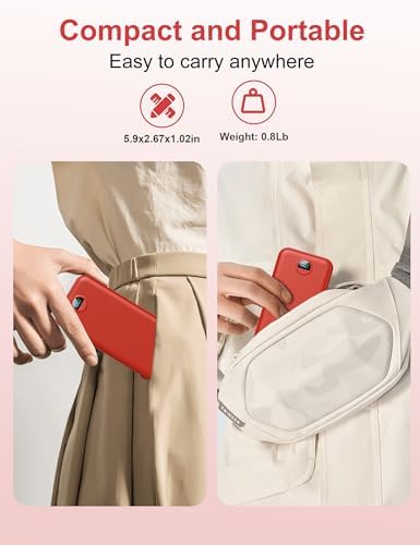 Ultra-Fast Portable Phone Charger with 12000 m Ah Capacity – All-in-One Power Bank with Integrated Cables, Wall Plug, and LED Display for i Phone, i Pad, Samsung – Essential Travel Companion for Uninterrupted Connectivity