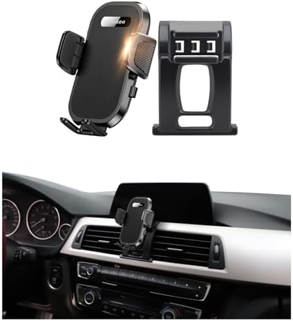BMW-Specific Adjustable Car Phone Holder for 3 Series (2012-2018) & 4 Series (2013-2020) – Hands-Free Navigation & Secure Smartphone Cradle for 4-7 Inch Devices – Sleek, Tool-Free Setup & Durable Build for Premium Driving Experience