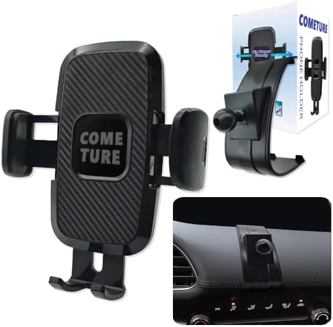 COMETURE Mazda-Specific Car Phone Holder Mount – Premium 360-Degree Adjustable Smartphone Cradle for i Phone & Android – Effortless Installation & Enhanced Driving Safety Accessory for Mazda 6 (2016-2017)