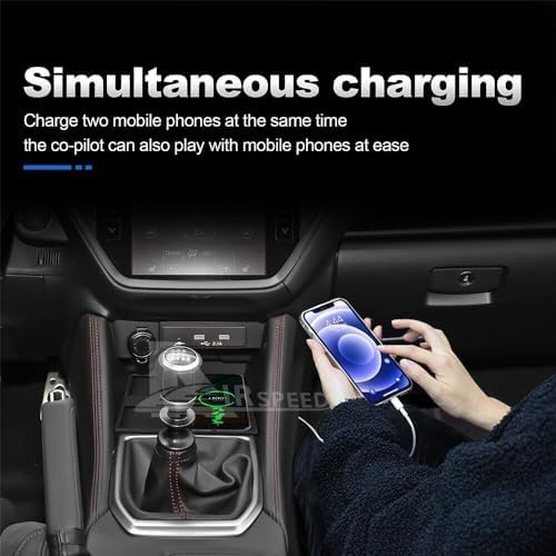 Fast 15 W Wireless Charging Pad for 2022-2024 Subaru WRX – Premium Qi Auto Charger Station, Effortless Device Powering, Sleek Design with Non-Slip Grip for Secure Charging on the Go, Easy Installation, Perfect Fit for Modern Subaru Accessories