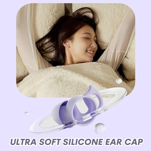 Transform Your Sleep Experience with Mini Wireless Noise Cancelling Earbuds for Side Sleepers – Ultra-Comfortable Bluetooth Design in Skin-Tone Finish for Unmatched Comfort and Device Versatility – Ideal for Restful Nights and Relaxing Moments