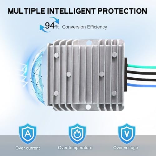 High-Efficiency Waterproof DC Step-Up Converter – 120 W 5 A Voltage Booster for Boats, Trucks, and Vehicles – Reliable 12 V to 24 V Power Supply Module with IP68 Durability and Versatile Compatibility – Perfect for Enhanced Electrical Performance