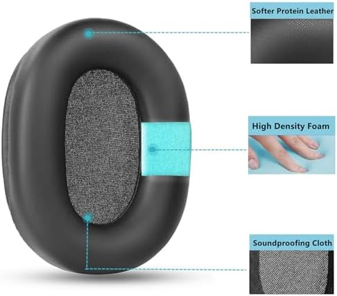 Ultimate Comfort Replacement Earpads for Sony INZONE H7, H9 & WH-G900 N – Premium Noise-Canceling Gaming Headphone Cushions for Enhanced Sound and Durability – Easy Installation with Protective Headband Cover