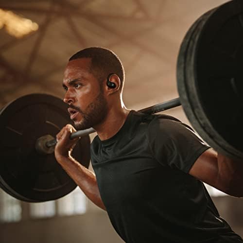 Enhance Your Workout with Back Bay Audio Runner 60 Wireless Bluetooth Earbuds – 80-Hour Battery Life for Uninterrupted Performance, Secure Over-the-Ear Fit, Waterproof Design for Active Lifestyles, and Superior Sound Quality with Built-in Microphone for Effortless Hands-Free Calling