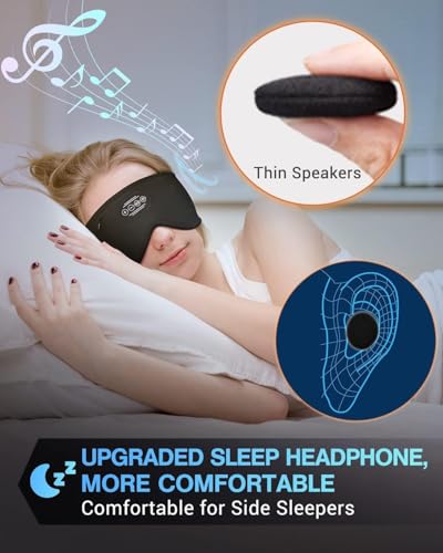 Experience Blissful Sleep with Ever Plus Bluetooth Sleep Headband – Cozy, Wireless Earbuds for Side Sleepers | 10-Hour Battery Life, Adjustable Comfort Fit, and Device Compatibility for Ultimate Relaxation and Sound Therapy