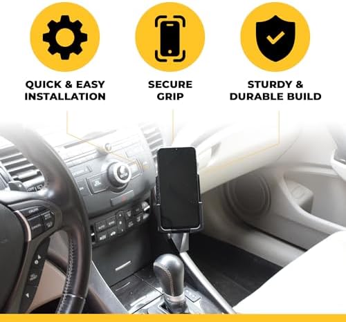 Premium Smartphone Holder for 2010-2014 Acura TSX – Enhanced Hands-Free Navigation & Robust Durability for Safe Driving Experiences