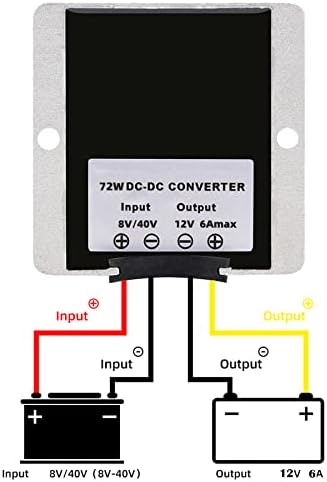 High-Efficiency DC/DC Voltage Booster – Transform 12 V to 48 V for Automotive and Marine Use, 5 A 240 W Power Supply Module, Compact Voltage Regulator with Overcurrent Protection for Enhanced Electrical Systems in Cars, Boats, and Trucks