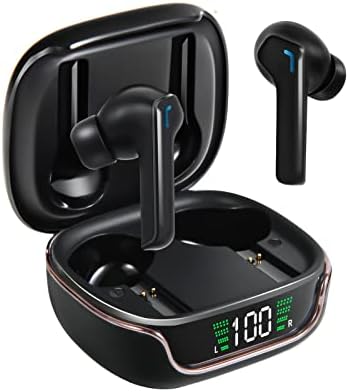 Premium True Wireless Earbuds with Bluetooth Connectivity – IPX6 Waterproof Design, CVC8.0 Noise Cancellation Technology for Superior Call Clarity, Hi-Fi Deep Bass Audio for an Immersive Experience, Ergonomic Touch Control In-Ear Headset for Active Lifestyles – Enhanced Device Compatibility for Effortless Pairing
