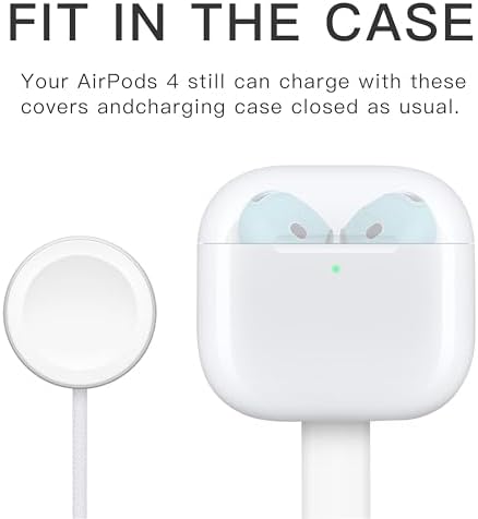 Revolutionary Silicone Ear Tips for Apple Air Pods 4 – Auyuiiy Sport Grip Enhancements with Superior Sound Isolation, 3 Pairs of Comfort-Driven Stability Accessories for Active Lifestyles