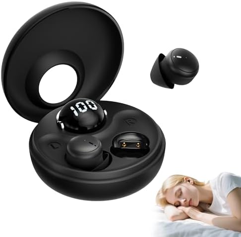 Revolutionize Your Rest with Ultra-Comfort Mini Invisible Bluetooth 5.4 Earbuds for Side Sleepers – Perfectly Crafted for Small Ears, Ensuring Uninterrupted Sleep and Active Lifestyles in Elegant Beige – Ideal for Travel, Exercise, and Serene Nights with Premium Sound Quality
