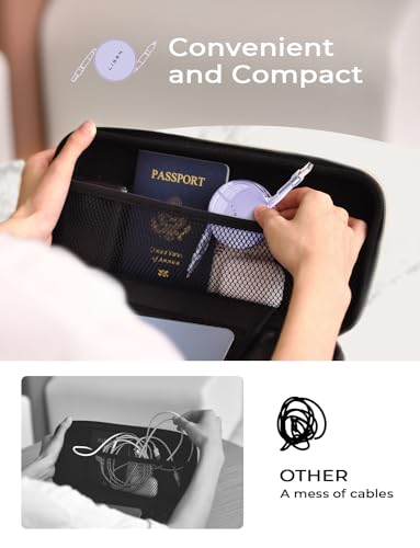 LISEN 5-in-1 Retractable Fast Charging Cable – 60 W Multi-Device Charger for i Phone, i Pad & Samsung with USB-C/A Ports – Compact and Portable Charging Solution for On-the-Go Power Needs