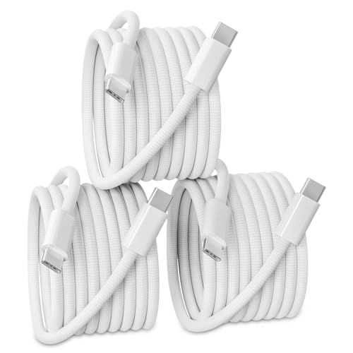 USB to USB C Cable [2 Pack, 6FT],USB A to USB C 3A Fast Charging Braided Charge Cord, Car Carplay Cable for iPhone 16 15 15 Pro Max 15 16 Plus iPad Pro iPad Air 5th Mini 7th Gen Car Charger Cable Cord – Enhanced Compatibility and Speed
