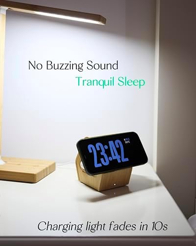 Eco-Friendly Bamboo 3-in-1 Wireless Charging Station: Fast Mag Safe Charger for i Phone 16-12, Apple Watch Ultra, and Air Pods Pro – Sleek Design for Efficient Multi-Device Charging