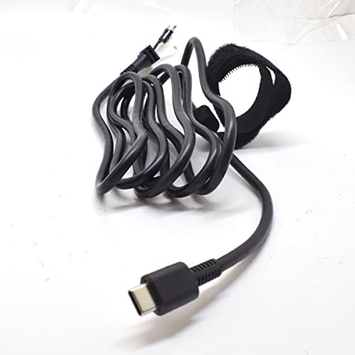 High-Performance 1.8 Meter USB C Cable – Type-C to Open-End Charger with Lock Slot for Enhanced Durability and 9.5 A Fast Charging – Universal Compatibility for HP, DELL, Lenovo Laptops (45 W-180 W) – Ideal for Data Transfer and Power Delivery