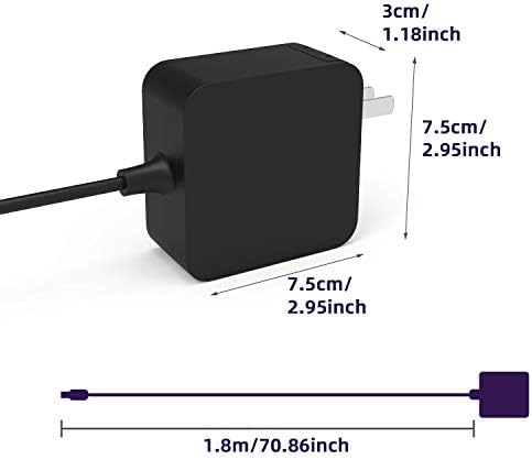 Ultra-Fast USB C Laptop Charger 65 W for Samsung Devices – Compatible with Chromebook 4, Galaxy Book Pro 360, and More – Universal Power Adapter for Quick Charging of Laptops, Tablets, and Smartphones – Enhanced Safety Features and Versatile Compatibility – Ideal for Samsung Galaxy Tab A, Note Series, and HP Chromebooks – Perfect for On-the-Go Professionals and Students – Experience Lightning-Speed Charging and Reliable Performance with Our Premium Charger
