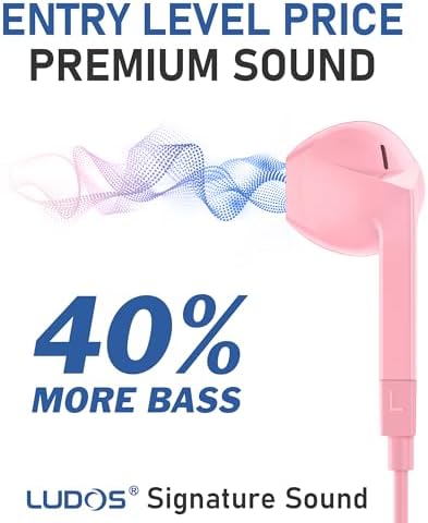 LUDOS FEROX USB-C Earbuds – Premium Wired Headphones for i Phone 16 & Samsung Galaxy Series, Featuring Exceptional Audio Clarity & Deep Bass, Ergonomically Designed for All-Day Comfort, Tangle-Free Cable for Streamlined Use, Supported by an Impressive 5-Year Warranty, Eye-Catching Vibrant Green Finish – Elevate Your Sound Experience for Music Lovers and Gamers Alike