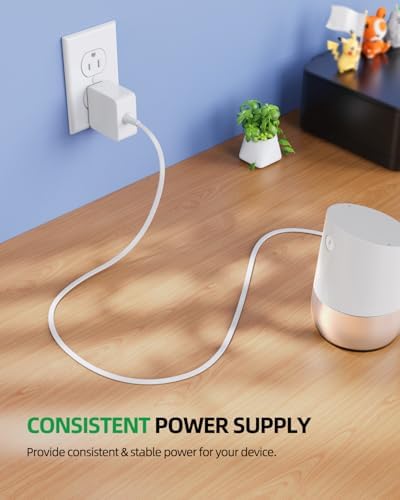 Revolutionary Fast Charge AC Power Adapter for Google Home Speakers – Ultimate Solution for Uninterrupted Smart Home Functionality and Enhanced Audio Experience