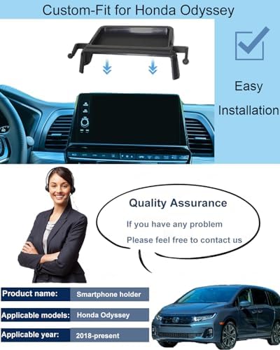 2025 Odyssey Magnetic Phone Mount – OEM-Approved Car Holder for 2018-Present Models with Dual Holder Design for Enhanced Safety and 360-Degree Rotation for Optimal Viewing Angles