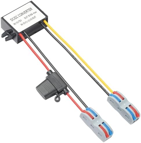 Premium Waterproof DC/DC Buck Converter: Efficiently Convert 10-72 V to Stable 5 V with 5 A Output – Ideal for Automotive, Marine, and LED Lighting Applications Unleash the full potential of your power supply systems with our Premium Waterproof DC/DC Buck Converter, engineered for unmatched reliability and versatility. This advanced voltage transformer seamlessly alters input voltages from 10-72 V to a steady 5 V output at 5 A, making it the perfect solution for a variety of environments including automotive, marine, and LED lighting setups. Featuring a robust waterproof design, the converter guarantees optimal performance in even the most challenging conditions, ensuring your devices remain powered without interruption. With a built-in fuse for added safety, this compact module not only fits into tight spaces but also safeguards against overloads. Transform your power management strategy with this high-quality, lightweight converter that combines durability with user-friendly installation. Elevate your projects today and experience reliable energy solutions tailored to meet your diverse power needs.