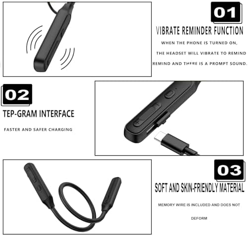 LANDIBO Bluetooth Neckband Earbuds – 35-Hour Battery Life, IPX7 Sweat-Resistant, Noise Cancelling Technology for Crystal Clear Sound – Ideal for Active Lifestyles and Hands-Free Communication – Enhanced Deep Bass Audio (Black) – Elevate Your Sound Experience