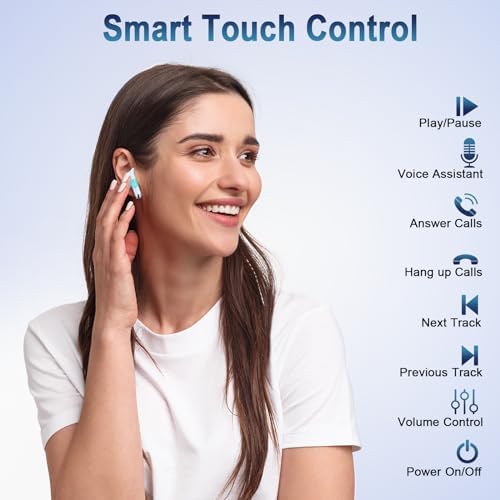 Ultimate Freedom: 2024 Bluetooth V5.4 Noise Cancelling Wireless Earbuds with IP7 Waterproofing, 40-Hour Battery Life, Dual LED Display, and Enhanced Call Clarity for Android/i OS – Chic Green Design for Active Lifestyle