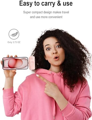 Travel Essentials Dual Mini Power Bank Set – 4500 m Ah Portable Charger for i Phone 14 & Apple Watch – Compact Fast Charging Solution in Sleek Black & White – Ideal Travel Accessory for On-the-Go Tech Users