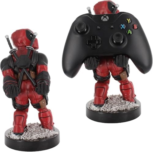 Exquisite Gaming: Marvel: Deadpool 3 ‘Bringing Up The Rear’ Repaint – Cable Guys Original Controller & Phone Holder, Collectible Device Stand, Figure – Enhanced Compatibility and Speed