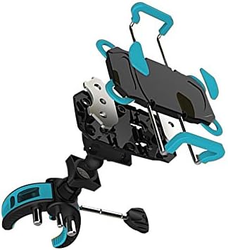 Versatile Bike Phone Mount with 360-Degree Rotation – Secure Smartphone Holder for Bicycles, Motorcycles, and Baby Carriages – Compatible with i Phone, Sony, Samsung – Durable Rubber Strap Design for Effortless Navigation and Calls – Lightweight and Easy Installation for Enhanced Riding Experience – Sleek Black Finish for Any Style
