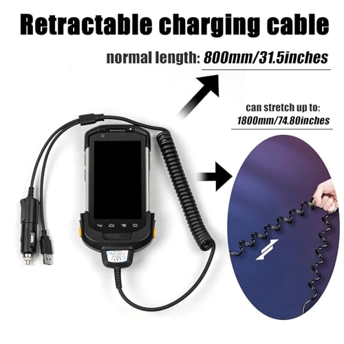 Zebra TC77 USB Charger Cable – High-Speed Data Transfer & Fast Charging for TC Series Devices, Compatible with TC70, TC72, TC75, TC55, & More – Durable Design for On-the-Go Professionals, Enhanced Connectivity, and Reliable Performance